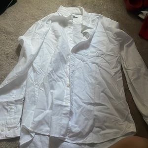 white button down